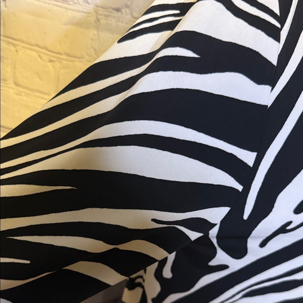 MICHAEL Michael Kors Black and White Zebra Print Mini Dress - Picture 14 of 14